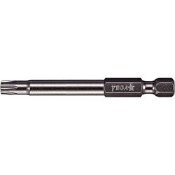 VEGA 190TT25A Screwdriver Bit, Imperial, Torx Point, #25 Point, 3-1/2 in Overall Length, Torx Tamper