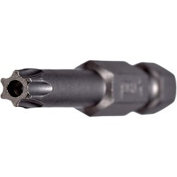 VEGA 190TT25A Screwdriver Bit, Imperial, Torx Point, #25 Point, 3-1/2 in Overall Length, Torx Tamper