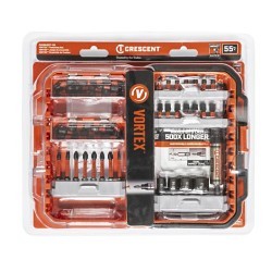 VICTOR® CAVBHSET-55 Holding Fastening Set, 55 Piece, Tip Finish: Black Oxide, Set Included Storage: alpha CASE™, Magnetic: Yes, S2 Steel