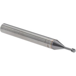 Vargus 80241 Miniature Thread Mill, #6-32, #8-32, #10-32 Thread, American UNC/American UNF Thread, 2.244 in Overall Length, 3 Flutes, 1/4 in Shank Dia