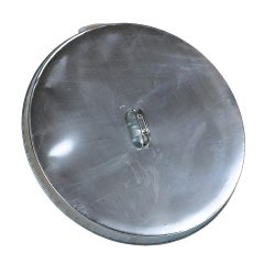 Vestal VESDC245 Open Head Drum Cover, For Use With: 55 gal Drums, Galvanized Steel, Gray