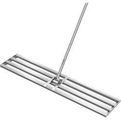 Vivoson B0BLC142KJ Lawn Level Rake, Stainless Steel Blade, 48 in Blade Length, 10 in Blade Width