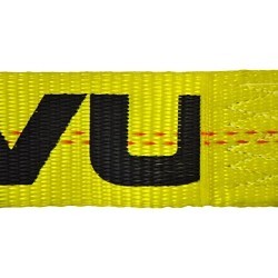 Vulcan Threaded Products WS227F12-4P Winch Strap With Flat Hook, 40 ft Strap Length, 2 in Strap Width, 3300 lb, Flat Hook