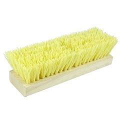 Weiler® 44434 Scrub Brush, 3 in W Block, 10 mm Overall Length, 2 in Trim Length, Polypropylene Trim