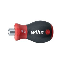 Wiha® 28103 Stubby Bit Holder, 1/4 in Drive, 2.2 in Overall Length