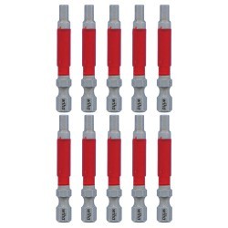 Wiha® 76573 Power Bit, Hex Point, 3/16 in Point, 50 mm Overall Length, Steel