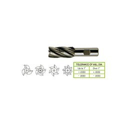 YG-1 60297 Roughing End Mill, 1/4 in Cutter Dia, 5/8 in Length of Cut, 3 Flutes, 3/8 in Shank Dia, 2-7/16 in Overall Length
