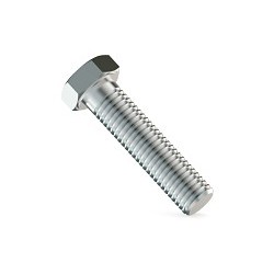 BBI 495059 Partially Threaded Hex Bolt, 1/2-13, 3 in L Under Head, A Grade, Low Carbon Steel, Hot Dipped Galvanized