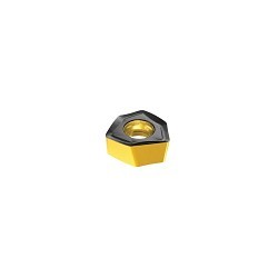 Iscar 5606001 HELIDO Double Sided Milling Insert, H600 WXCU Insert, 05T312 Insert, Carbide, Manufacturer's Grade: IC808, Trigon Shape, Material Grade: H, K, M, P, S