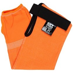 MCR Safety 9214OVT Cut Pro® Sleeve, 13-Gauge HyperMax® Hi-Visibility Orange, Adjustable Hook and Loop Bicep, 14 in L