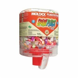 Moldex® 6644 Ear Plug Dispenser, 250 Pairs, 6 in Height, 6 in Width, 9 in D, Wall Mount