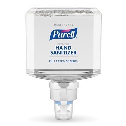 PURELL® 7753-02 Advanced Hand Sanitizer, 1200 mL Nominal, Dispenser Refill Package, Foam Form, Light Cranberry Odor/Scent, Clear/Yellow