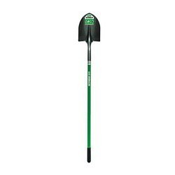 Seymour® 49430 S300 DuraLite™ Round Point Shovel, 9-1/2 in L x 11-1/2 in W, 43 in Handle Length, Fiberglass Handle