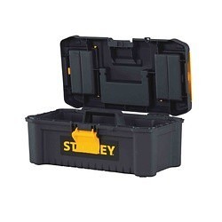 Stanley® Essential™ STST13331 Tool Box With Lid Organizers, 5-1/8 in H x 7-3/8 in W x 12-1/2 in D