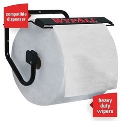 WypAll* ShopPro® 41025 X80Disposable Wiper, Hydroknit*, White