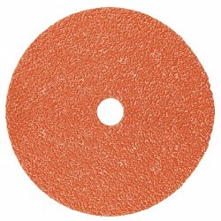 3M™ Cubitron™ II 7000148158 Fiber Disc, 7 in Disc Dia, 7/8 in Center Hole, 60 Grit, COARSE Grade, Ceramic Abrasive, Arbor Attachment