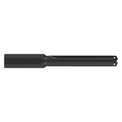 AME® 23020S-125L Spade Drill Insert Holder, 31/32 to 1-3/8 in Tool Bit, 1-1/4 in Shank, 10 in Overall Length, 5-3/8 in Depth