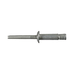 Approved Vendor A12085 Rivet, Steel Rivet-Steel Mandrel, 1/4 in Rivet Dia, 0.855 in Length, 0.35-0.625 in Grip Range, Protruding