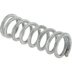 Ajax 06979215 Compression Spring, 3/16 in Outside Dia, 0.055 in Wire, 1-5/16 in Overall Length, Steel