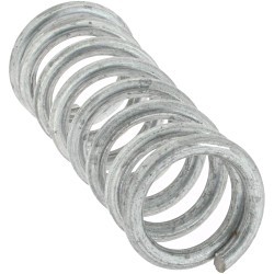 Ajax 06979215 Compression Spring, 3/16 in Outside Dia, 0.055 in Wire, 1-5/16 in Overall Length, Steel