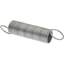 Ajax 06980007 Extension Spring, 15/32 in Outside Dia, 2-1/4 in Overall Length