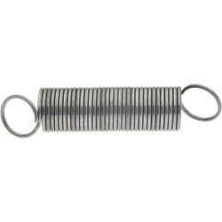 Ajax 06980007 Extension Spring, 15/32 in Outside Dia, 2-1/4 in Overall Length