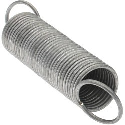 Ajax 06980007 Extension Spring, 15/32 in Outside Dia, 2-1/4 in Overall Length