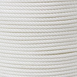 All Line DSB060-100N-1000 Rope, 3/16 in Dia, 100 ft Length, White, Solid Braid Nylon