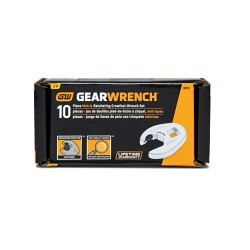 Apex® GEARWRENCH® 89119 Wrench Set, System of Measurement: Metric, 10 Piece, 10-19 mm, Polish Chrome