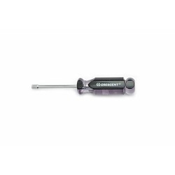 Apex® Crescent® CND516 Nutdriver, Metric, 5/16 in, Hex Shank, Tri-Lobe, Nickel Chrome Plated