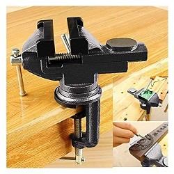 B08PXW7KWQ Clamp-On Vise, 3 in Jaw Opening, 2-3/4 in Jaw Width