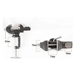 B08PXW7KWQ Clamp-On Vise, 3 in Jaw Opening, 2-3/4 in Jaw Width