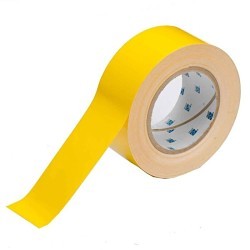 Brady® BRA104312 Marking Tape, Yellow, 100 ft Length, 2 in Width, Solid Legend, Polyester