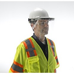 Cordova Bulldog EHF10ST Safety Glasses, Anti-Scratch Lens Coating, Clear Lens, Single Wraparound, Frosted Frame, Polycarbonate Frame, Polycarbonate Lens, Universal