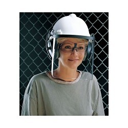 DELTA PLUS CU20LAB-WHITE Front Brim Hard Hat Kit, White