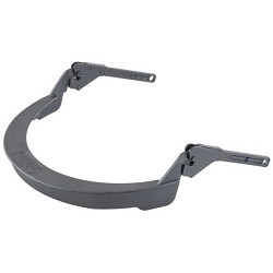 DELTA PLUS G4078776 Visor Bracket, Series: QuickSnap, For Use With: Most Hard Hats and Face shields, Nylon