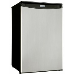 Danby® DAR044A4BSLDD-6 Mini Fridge, 4.4 cu-ft Refrigerator, 33-1/16 in Overall Height, 20-11/16 in Overall Width, 21-1/16 in Overall Depth