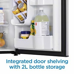 Danby® DAR044A4BSLDD-6 Mini Fridge, 4.4 cu-ft Refrigerator, 33-1/16 in Overall Height, 20-11/16 in Overall Width, 21-1/16 in Overall Depth