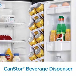 Danby® DAR044A4BSLDD-6 Mini Fridge, 4.4 cu-ft Refrigerator, 33-1/16 in Overall Height, 20-11/16 in Overall Width, 21-1/16 in Overall Depth