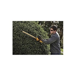 DeWALT® 20V MAX* MATRIX™ DCHT820P1 Hedge Trimmer Kit, 3/4 in Cutting, Hooked Tooth/Double Sided Blade, 20 V, Lithium-Ion Battery, Plastic Housing