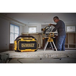 DeWALT® DCR010 Cordless Jobsite Bluetooth Speaker, Charge 12 or 20 V, 12V MAX*, 20V MAX* or FLEXVOLT® Battery, Bare Tool