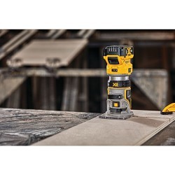 DeWALT® DCW600B 20V MAX* XR® Lithium-ion Battery Cordless Compact Router, 1/4 in Chuck, 16000 to 25500 rpm, Bare Tool