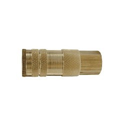 Dixon® DC28 Pipe Fitting, Coupling, 1/4 x 1/4 in Nominal, Quick Connect Coupler x FNPT, Brass, Domestic