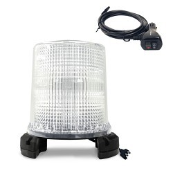 Driver Industrial HE-XB-HMC-G Beacon Light, Clear, LED Lamp, 0.49 A, Magnetic Base Mount