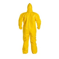 DuPont™ 251-QC127B-2XL Coverall, 2X-Large, Yellow, Tychem 2000