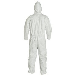 DuPont™ TY127S-2XL Coverall, 2X-Large, White, Flashspun HDPE, 30-1/2 in Inseam Length