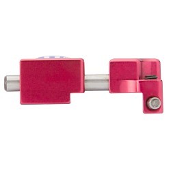 Edge Technology 14-000 Vise Jaw Stop, Anodized, For Use With: Milling Machine Vises with 1/2 to 7/8 in THK Jaws and 1/8 in Minimum Protrusion, Aluminum