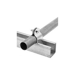 Empire 8200SS0300 Strut Mounting Clamp, 3 in Nominal, 600 lb, 3.5 Pipe in Outside Dia, T304 Stainless Steel