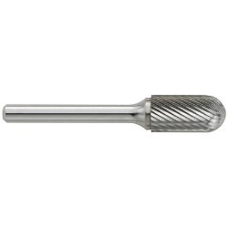 GARR GAR-61040 Rotary File/Burr, Radius, Cylindrical Head Shape, 3/8 in Head Dia, 3/4 in Length of Cut