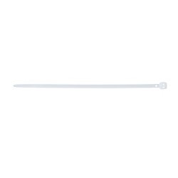 GB® 46-104 Cable Tie, 4 in Length, 0.095 in Width, 0.035 in Thickness, Nylon 6.6, Natural